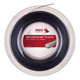 Tenisové Struny MSV Focus-HEX  plus 38 200m schwarz